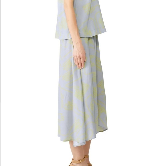 Elk Sentosa Hand Print RTR Wide Flowy Assymetrical Leg Women Small Pants - Picture 6 of 12